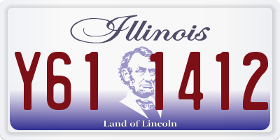 IL license plate Y611412
