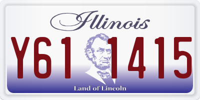 IL license plate Y611415