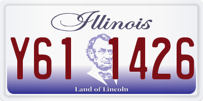 IL license plate Y611426