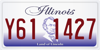 IL license plate Y611427