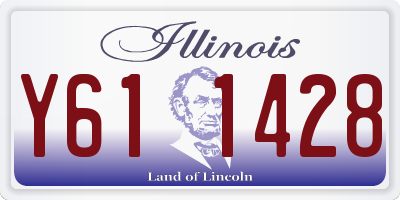 IL license plate Y611428