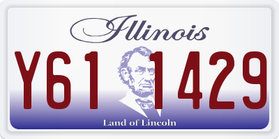 IL license plate Y611429