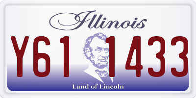 IL license plate Y611433