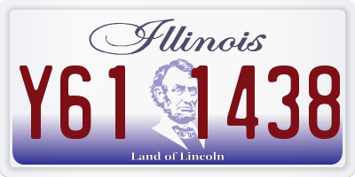 IL license plate Y611438