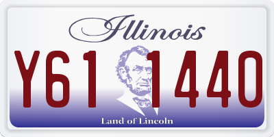 IL license plate Y611440