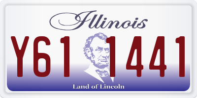 IL license plate Y611441