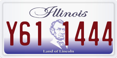 IL license plate Y611444