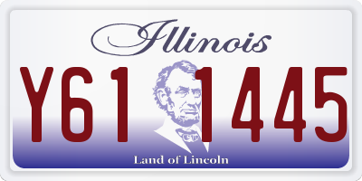 IL license plate Y611445