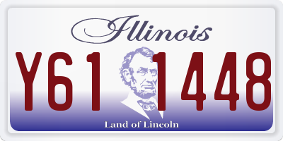 IL license plate Y611448