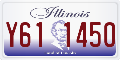 IL license plate Y611450