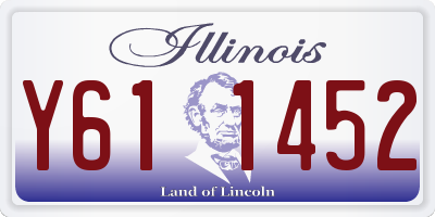 IL license plate Y611452