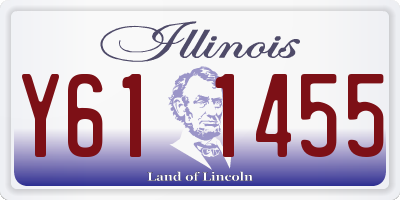 IL license plate Y611455