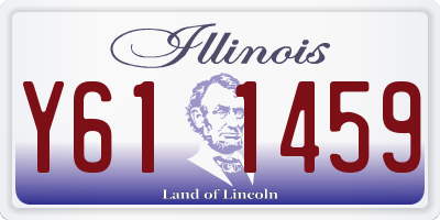 IL license plate Y611459
