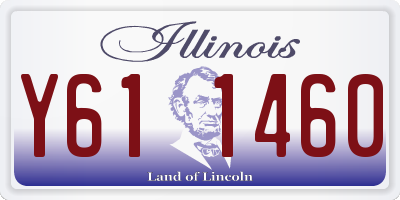 IL license plate Y611460