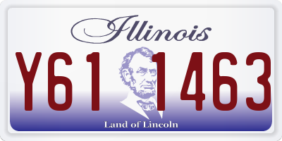 IL license plate Y611463