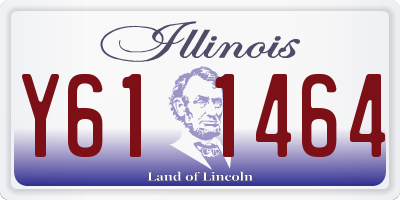 IL license plate Y611464