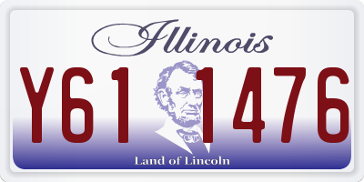 IL license plate Y611476