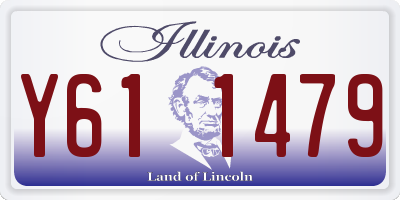 IL license plate Y611479