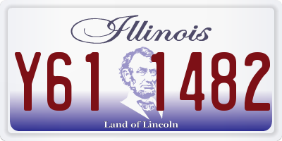 IL license plate Y611482