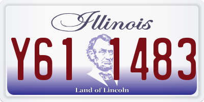 IL license plate Y611483