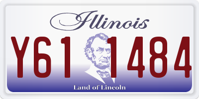 IL license plate Y611484