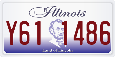 IL license plate Y611486