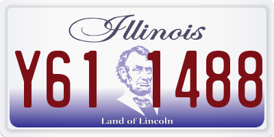 IL license plate Y611488