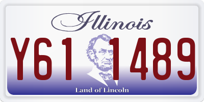 IL license plate Y611489