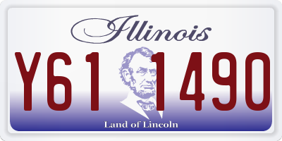 IL license plate Y611490