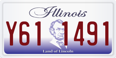 IL license plate Y611491