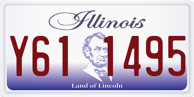 IL license plate Y611495
