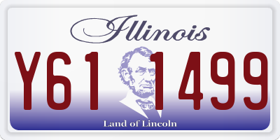 IL license plate Y611499