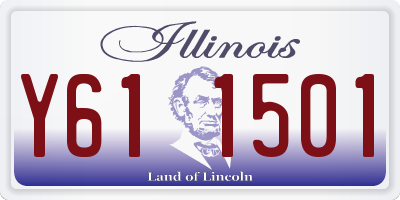 IL license plate Y611501