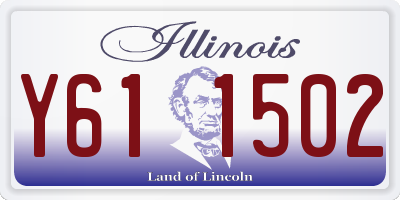 IL license plate Y611502