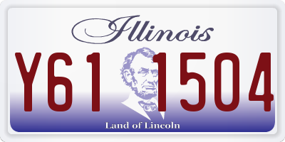 IL license plate Y611504