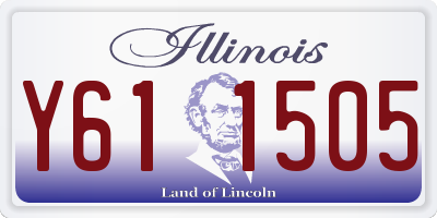 IL license plate Y611505