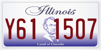 IL license plate Y611507