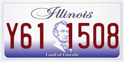 IL license plate Y611508