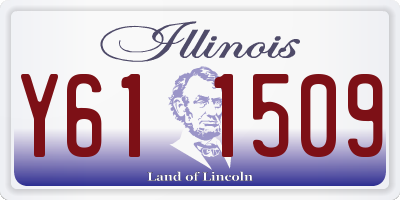 IL license plate Y611509