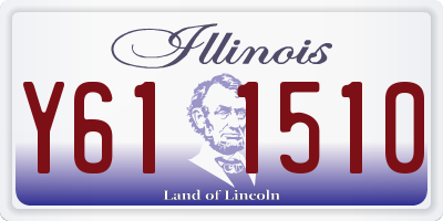 IL license plate Y611510