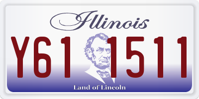 IL license plate Y611511