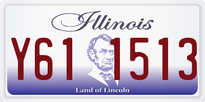 IL license plate Y611513