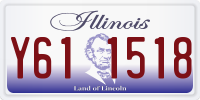 IL license plate Y611518