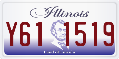 IL license plate Y611519