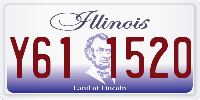 IL license plate Y611520