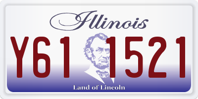 IL license plate Y611521