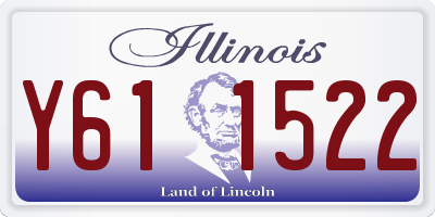 IL license plate Y611522