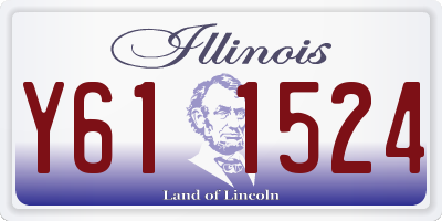 IL license plate Y611524