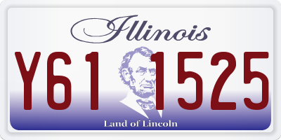 IL license plate Y611525