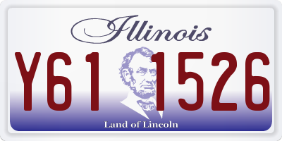IL license plate Y611526
